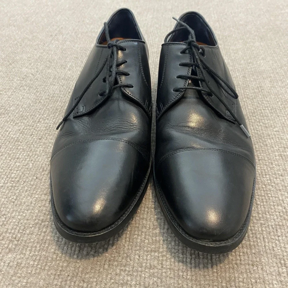 Cole Haan Grand.OS Shoes Mens Size 10.5 M Black Leather Cap Toe Oxfords C11630